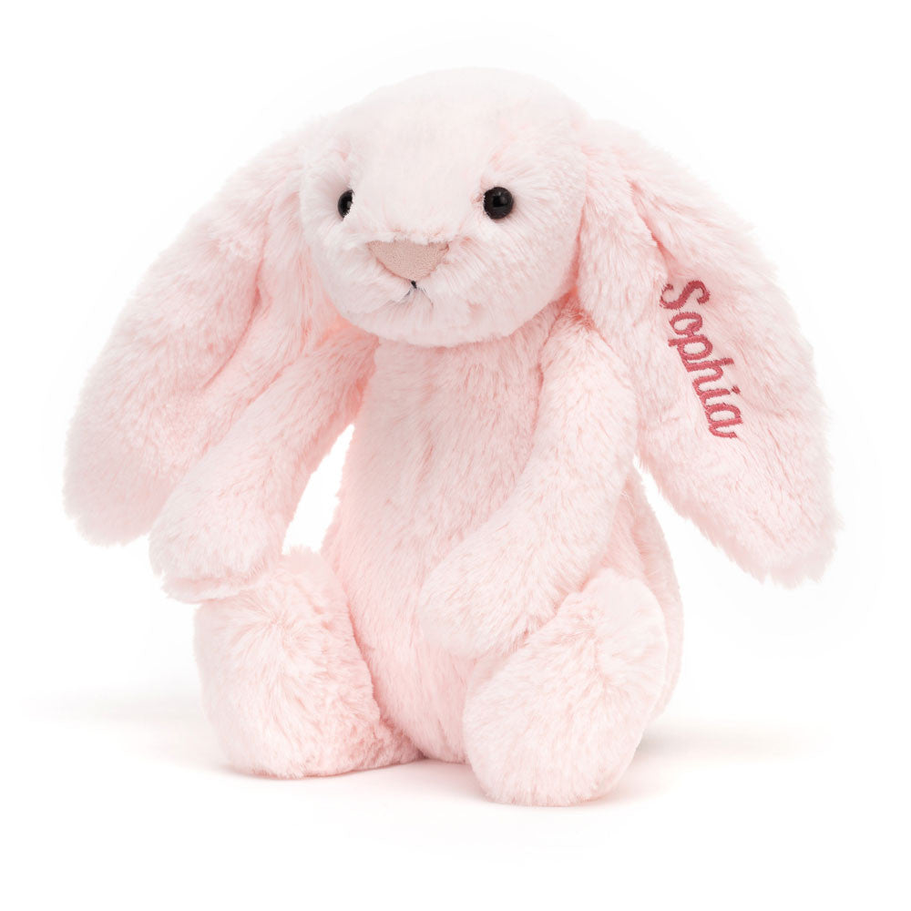 Jellycat Personalized Bashful Pink Bunny Medium