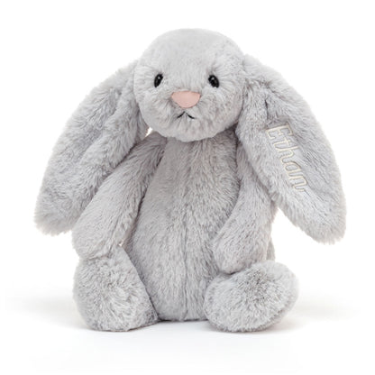 Jellycat Personalized Bashful Silver Bunny Medium