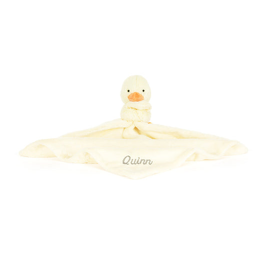 Jellycat Personalized Bashful Duckling Soother