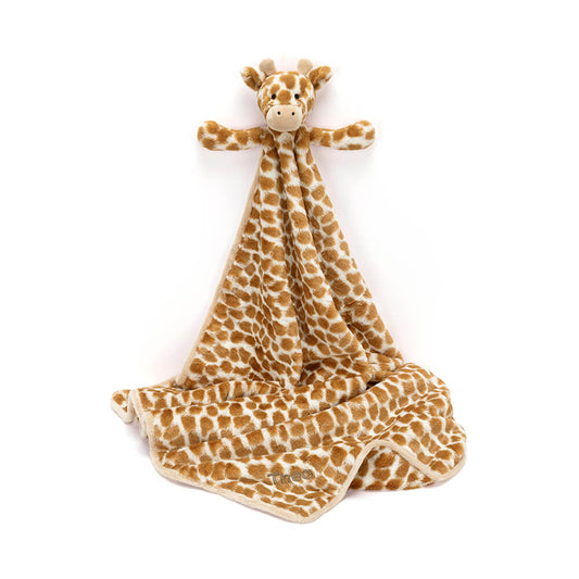 Jellycat Personalized Bashful Giraffe Blankie