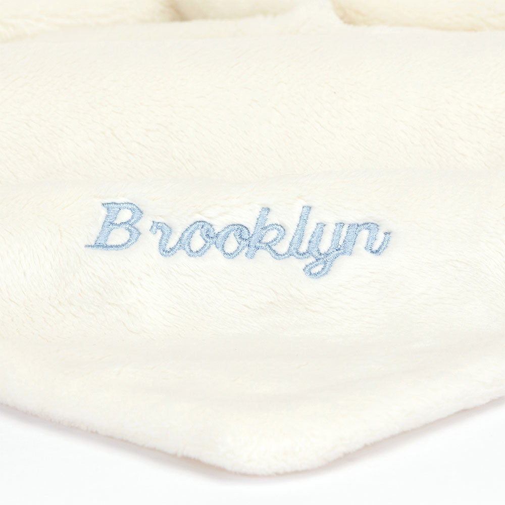 Jellycat Personalized Bashful Black & Cream Puppy Soother