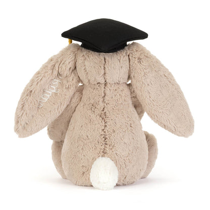 Jellycat Personalized Bashful Bunny Graduation Outfit