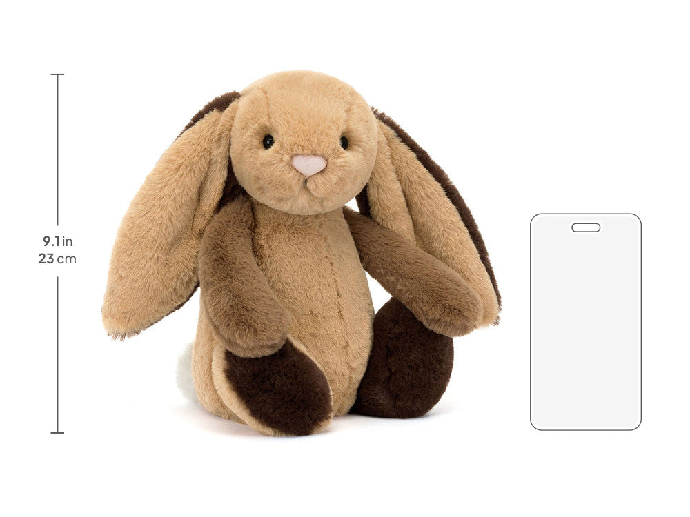 Jellycat Bashful Patchwork Brown Bunny