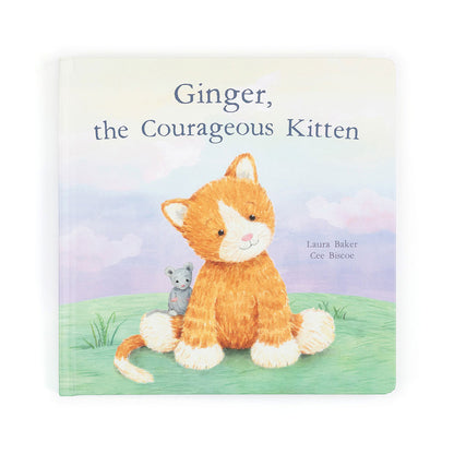 Jellycat Ginger, the Courageous Kitten Book and Fuddlewuddle Ginger Cat