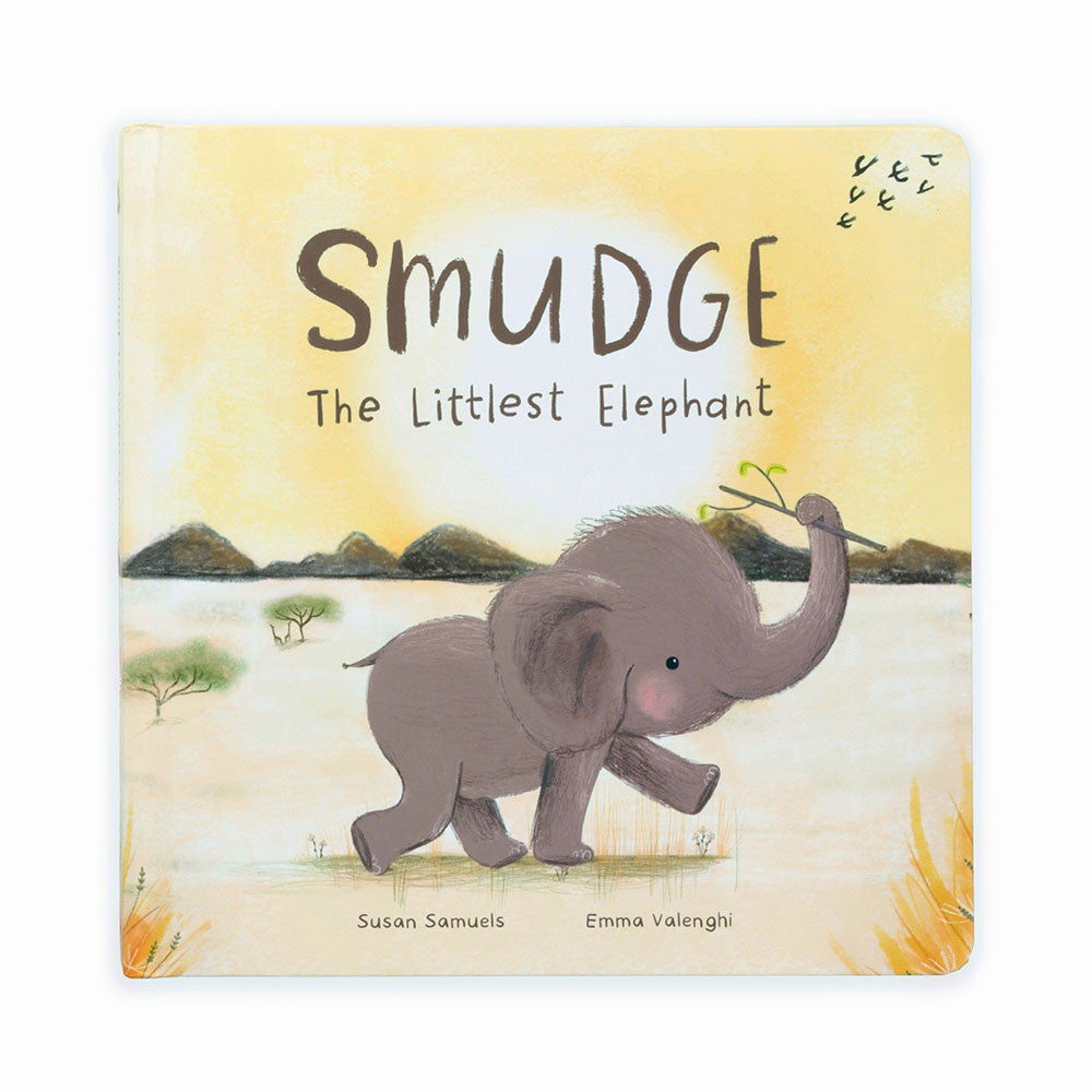 Jellycat Smudge the Littlest Elephant Book & Smudge Elephant Medium