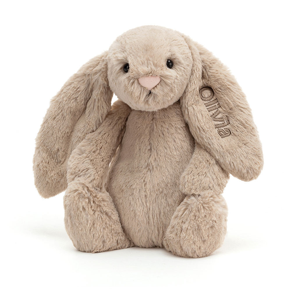 Jellycat Personalized Bashful Beige Bunny Medium
