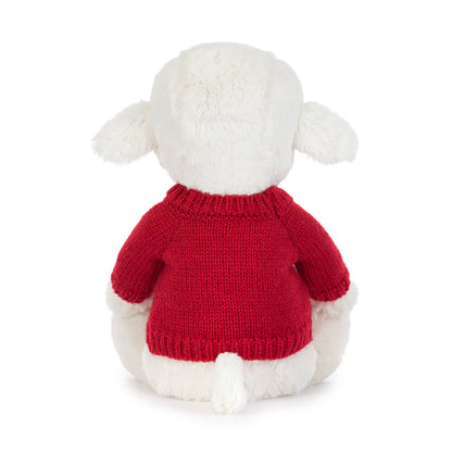Jellycat Skipson Lamb with Personalized Red Jumper