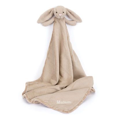 Jellycat Personalized Bashful Beige Bunny Blankie