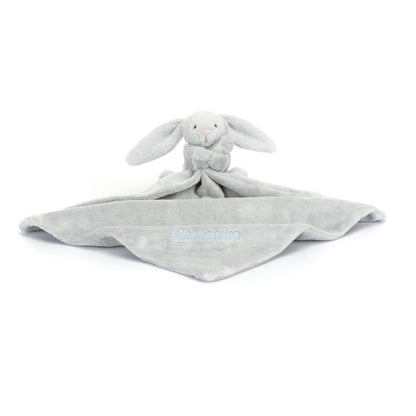 Jellycat Personalized Bashful Silver Bunny Soother