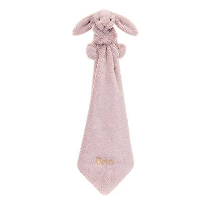 Jellycat Personalized Bashful Luxe Bunny Rosa Soother