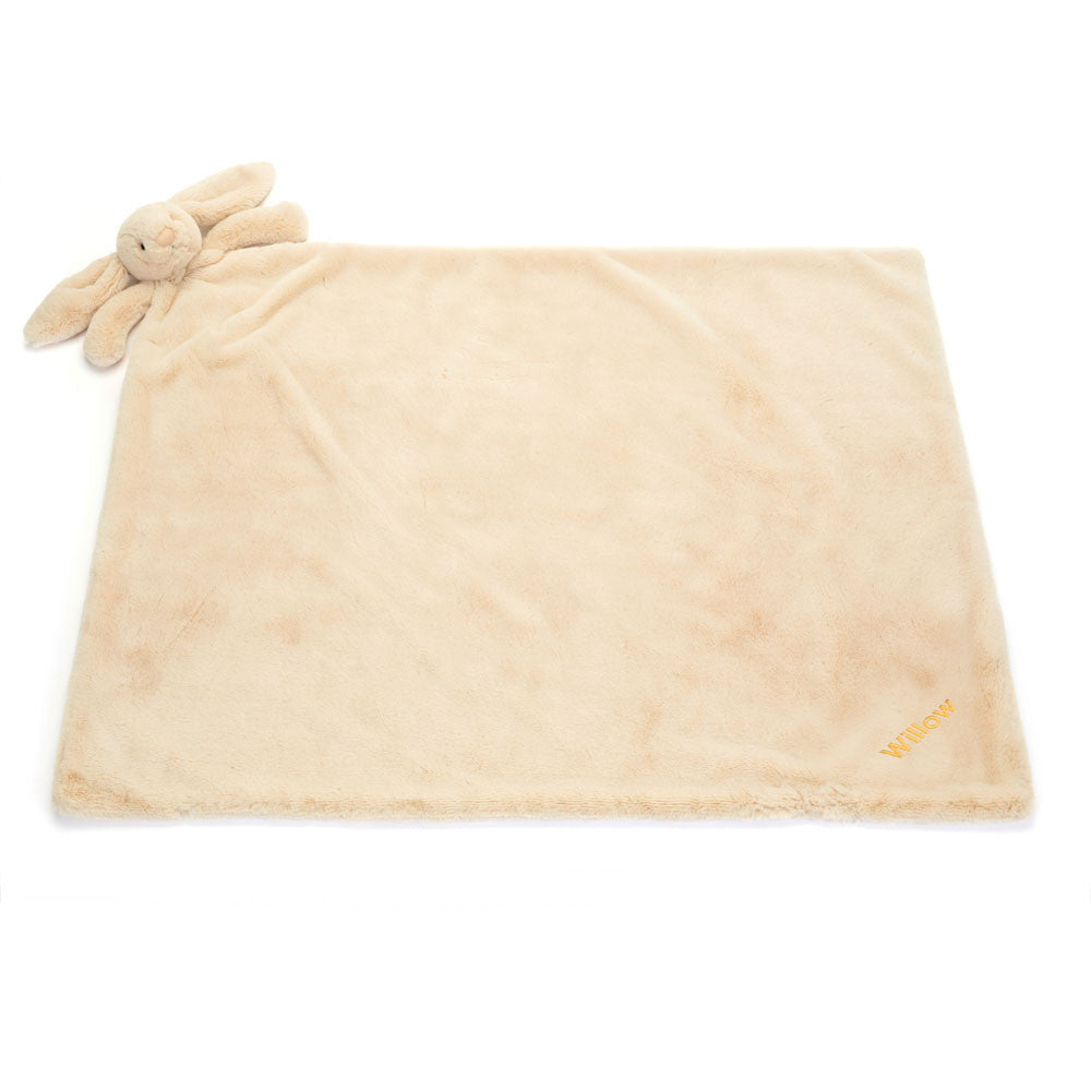 Jellycat Personalized Bashful Luxe Bunny Willow Blankie