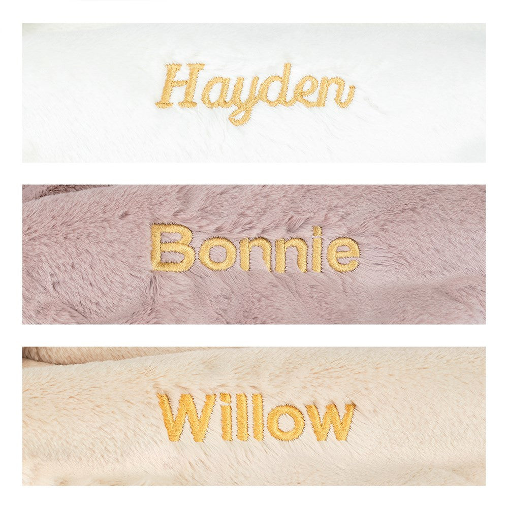 Jellycat Personalized Bashful Luxe Bunny Willow Blankie