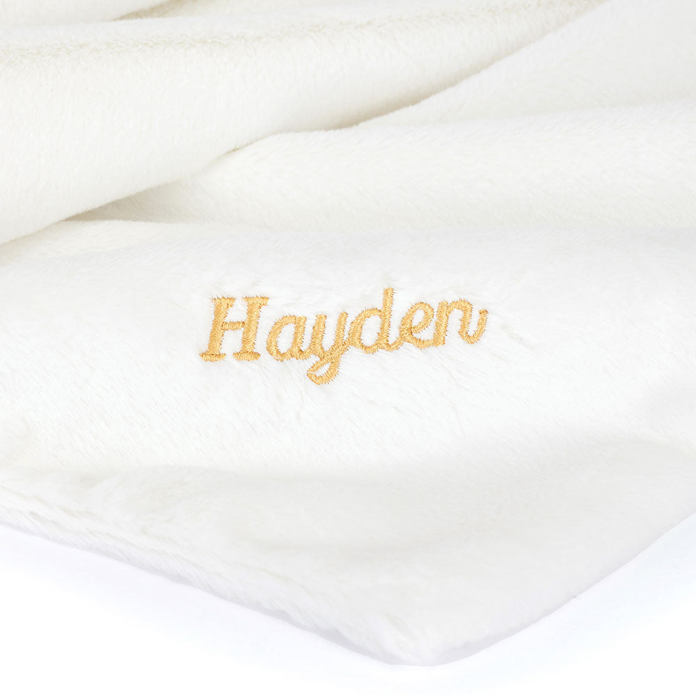 Jellycat Personalized Bashful Luxe Bunny Luna Blankie
