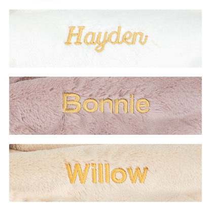Jellycat Personalized Bashful Luxe Bunny Luna Blankie