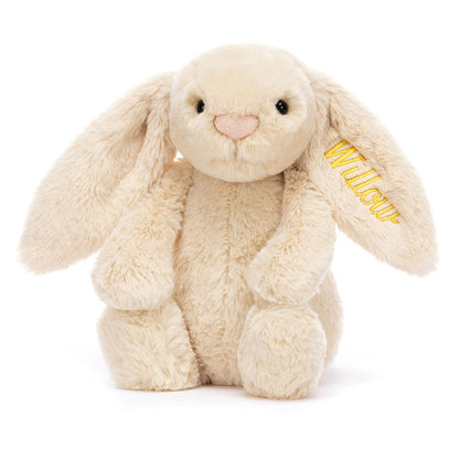 Jellycat Personalized Bashful Luxe Bunny Willow Medium