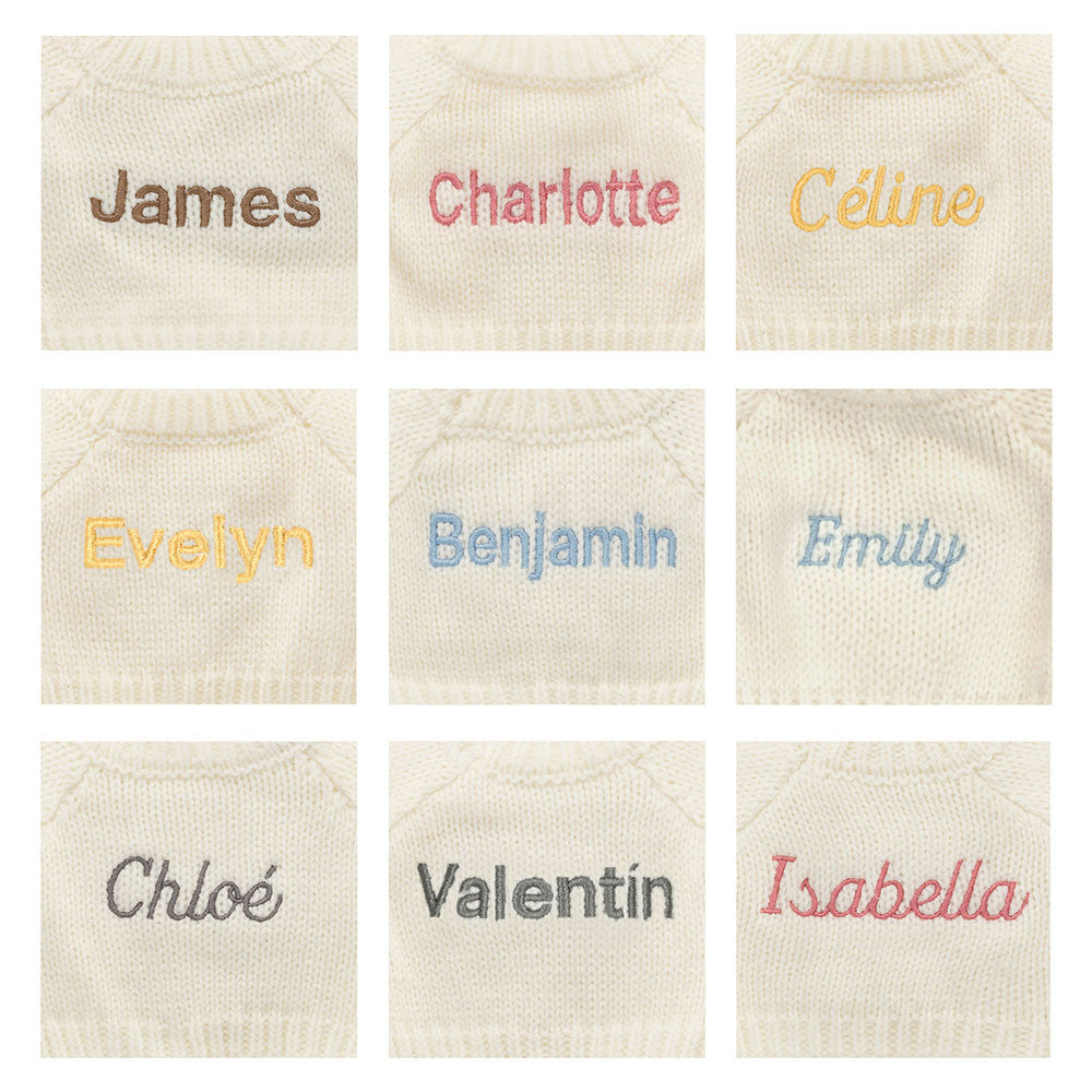 Jellycat Bashful Luxe Bunny Rosa with Personalized Cream Jumper