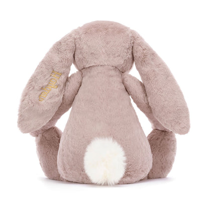 Jellycat Personalized Bashful Luxe Bunny Rosa Huge