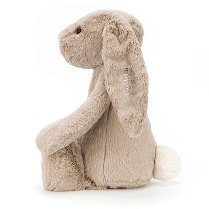 Jellycat Personalized Bashful Beige Bunny Huge