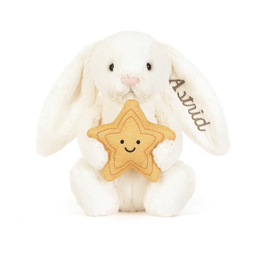 Jellycat Personalized Cream Bunny with Star