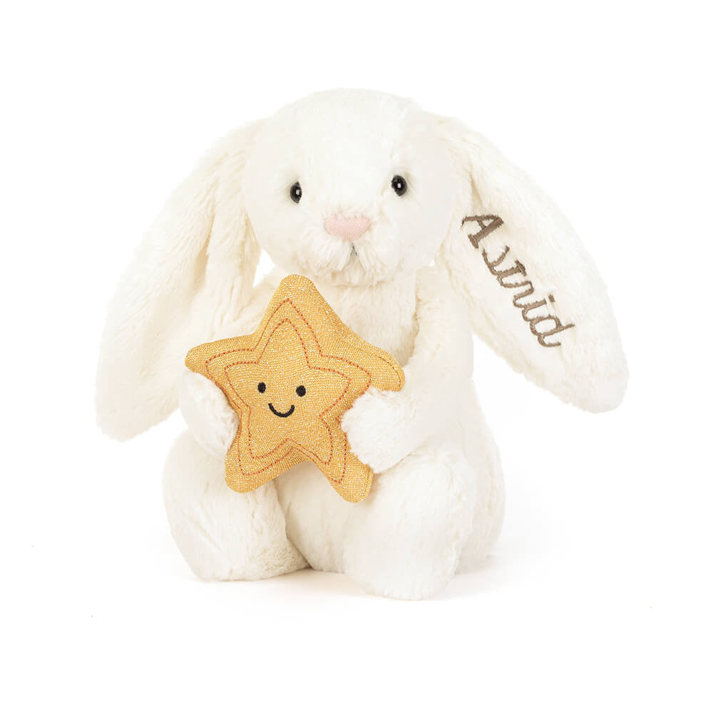 Jellycat Personalized Cream Bunny with Star