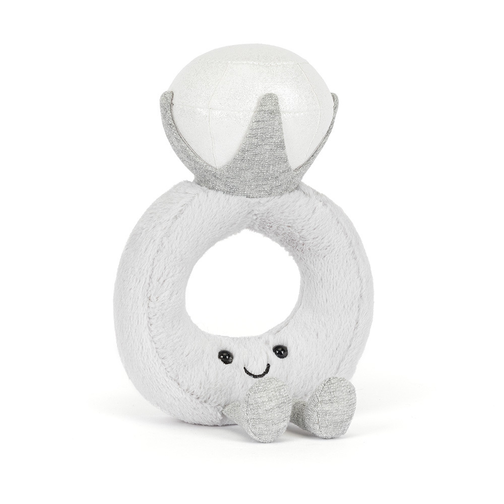 Jellycat Amuseables Diamond Ring with Personalized Bag