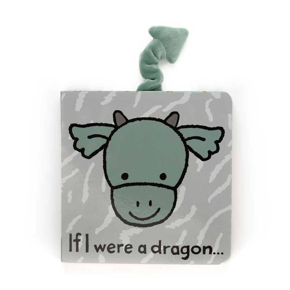 Jellycat If I Were a Dragon Book & Bashful Dragon Small