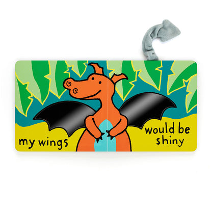 Jellycat If I Were a Dragon Book & Bashful Dragon Small